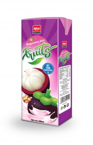 200ml Mangosteen juice fruits tetra pak